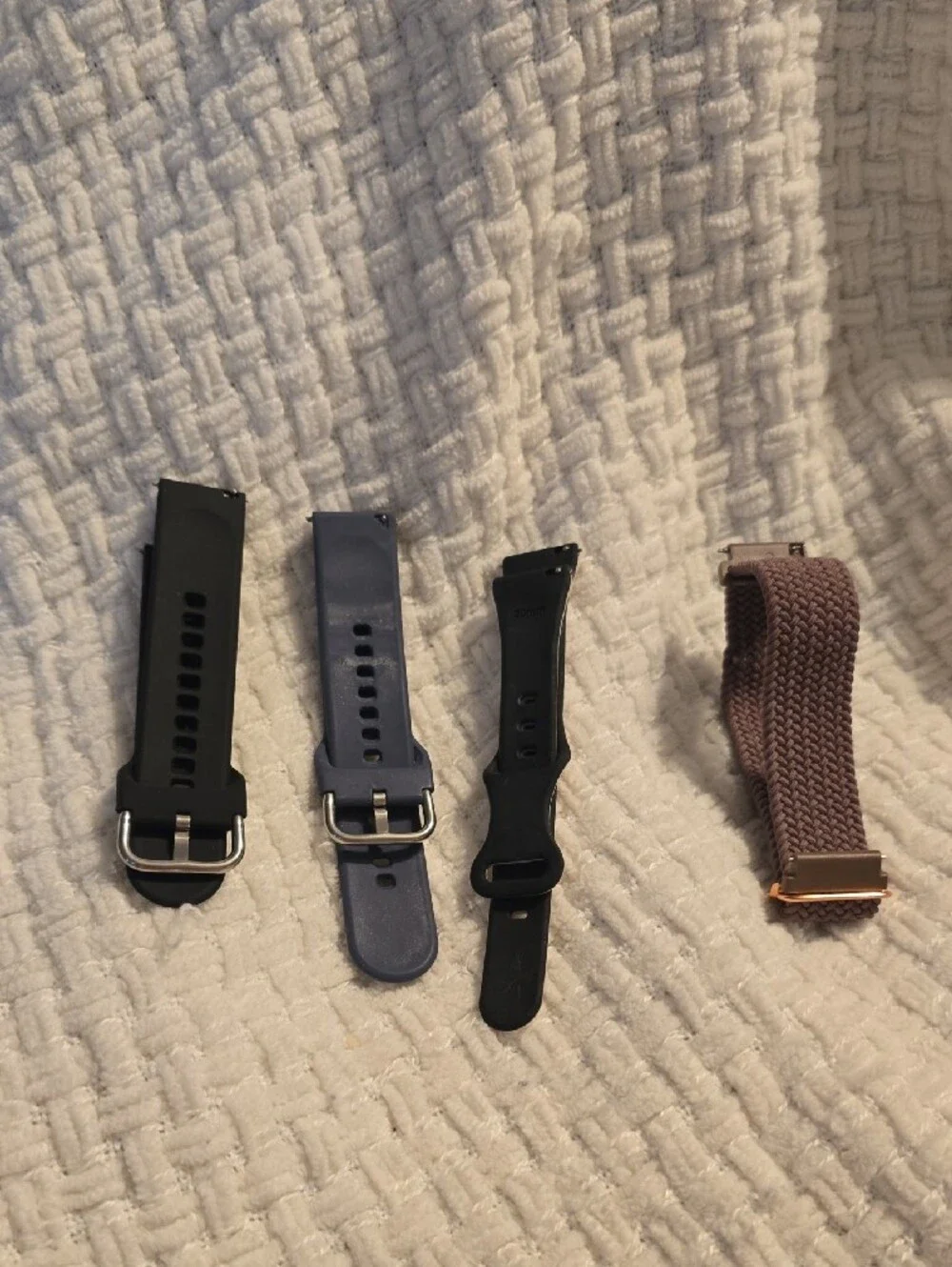 Interchangeable Watch Bands - Black, Navy, Cream, Mauve